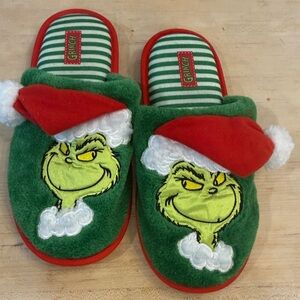 Grinch Green and Red Loafers
